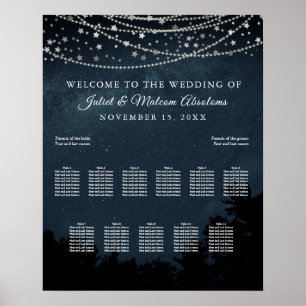 PixDezines Stars+Light Strings Seating Chart
