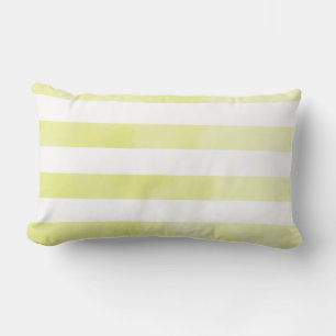 PixDezines stripes/digital watercolor affects Lumbar Cushion