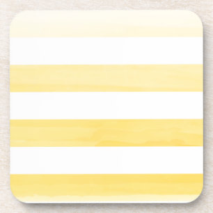 PixDezines stripes/digital watercolor Coaster