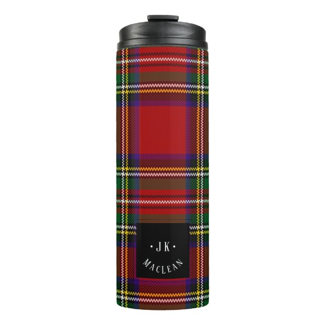 PixDezines Stuart Tartan Thermal Tumbler (Front)