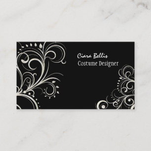 PixDezines Stylish Pear Swirls Business Card