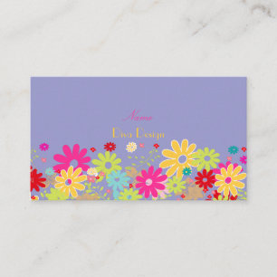 PixDezines Summer Blooms,  BusinessCard Business Card
