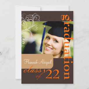 PixDezines SWIRLS, GRADUATION/DIY COLORS Invitation