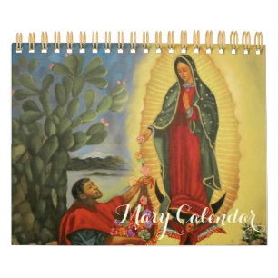 PixDezines The Virgin Mary/Apparitions Any Year Calendar