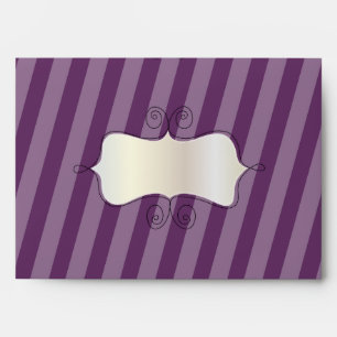 PixDezines Tone on Tone plum stripes Envelopes