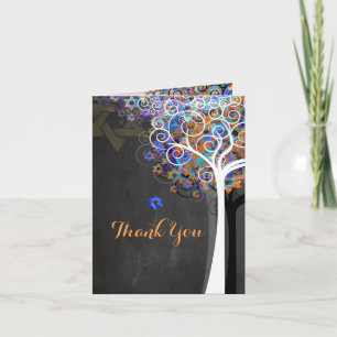 PixDezines tree of life/thank you/Chalkboard Thank You Card