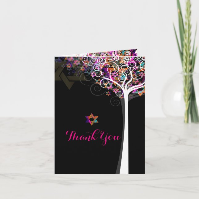 PixDezines tree of life/thank you/DIYbackground Thank You Card (Front)