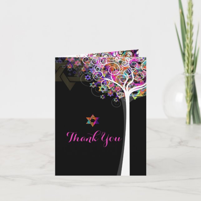 PixDezines tree of life/thank you/DIYbackground Thank You Card (Front)