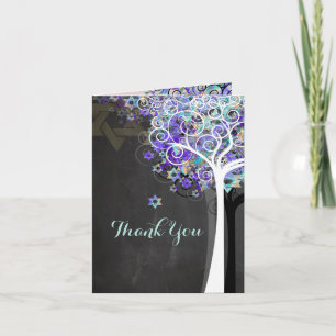 PixDezines tree of life/thank you/DIYbackground Thank You Card