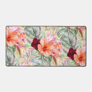 PixDezines Tropical Paradise Botanical Pattern Desk Mat