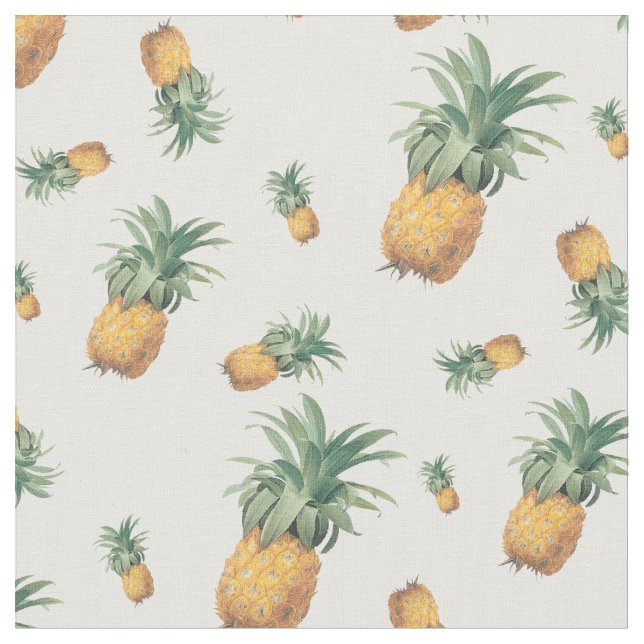 PixDezines Tropical/Pineapples/DIY Background Fabric (Close Up)