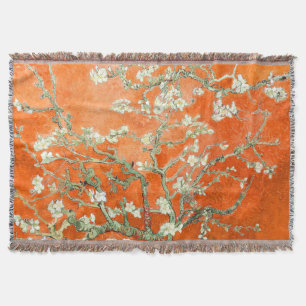 PixDezines Van Gogh Almond Blossom at Saint-Rémy Throw Blanket