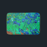 PixDezines van gogh iris/st. remy Bath Mat<br><div class="desc">PixDezines Van Gogh irises.   Digitally enhanced by PixDezines.
com.  All rights reserved.</div>