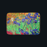 PixDezines van gogh iris/st. remy Bath Mat<br><div class="desc">PixDezines Van Gogh irises.   Digitally enhanced by PixDezines.
com.  All rights reserved.</div>