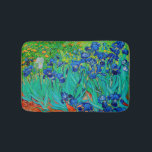 PixDezines van gogh iris/st. remy Bath Mat<br><div class="desc">PixDezines Van Gogh irises.   Digitally enhanced by PixDezines.
com.  All rights reserved.</div>