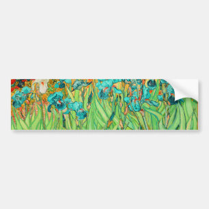 PixDezines van gogh iris/st. remy Bumper Sticker
