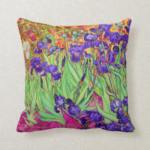 PixDezines van gogh iris/st. remy Cushion