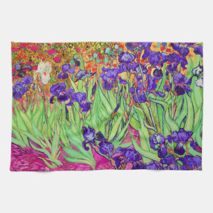 PixDezines van gogh iris/st. remy Tea Towel
