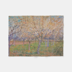 PixDezines van gogh/peach blossoms/st. remy Fleece Blanket