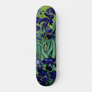 PixDezines van gogh purple irises Skateboard