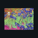 PixDezines van gogh/purple irises/st. remy Fleece Blanket<br><div class="desc">Van Gogh purple irises.   Digitally enhanced by PixDezines.
com.   All rights reserved</div>