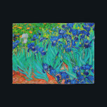 PixDezines van gogh/purple irises/st. remy Fleece Blanket<br><div class="desc">Van Gogh purple irises.   Digitally enhanced by PixDezines.
com.   All rights reserved</div>
