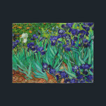 PixDezines van gogh/purple irises/st. remy Fleece Blanket<br><div class="desc">Van Gogh purple irises.   Digitally enhanced by PixDezines.
com.   All rights reserved</div>