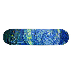 PixDezines van gogh starry night Skateboard