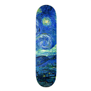 PixDezines van gogh starry night Skateboard