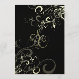 PixDezines vanilla swirls/diy background colour Invitation