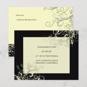 PixDezines VANILLA SWIRLS/DIY BACKGROUND Invitation