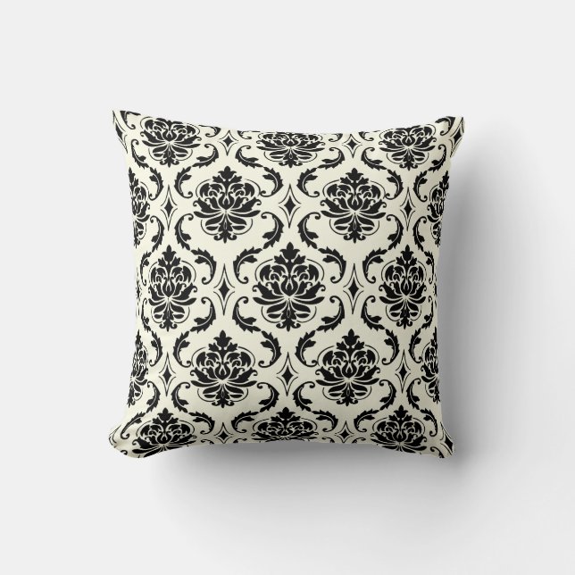 PixDezines vendome damask/diy background Cushion (Front)