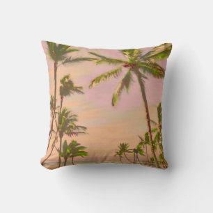 PixDezines vintage beach scene Cushion