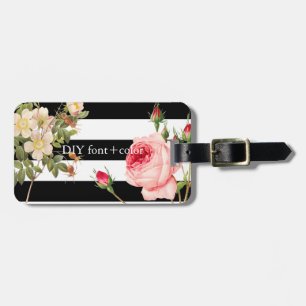 PixDezines Vintage Botanical Illustration Luggage Tag