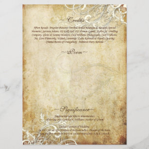 PixDezines vintage cream swirls Program