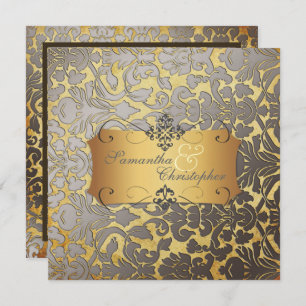 PixDezines Vintage Damask/DIY fonts.. Invitation