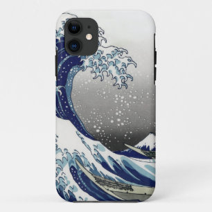 PixDezines Vintage, Great Wave, Hokusai 葛飾北斎の神奈川沖浪 iPhone 11 Case
