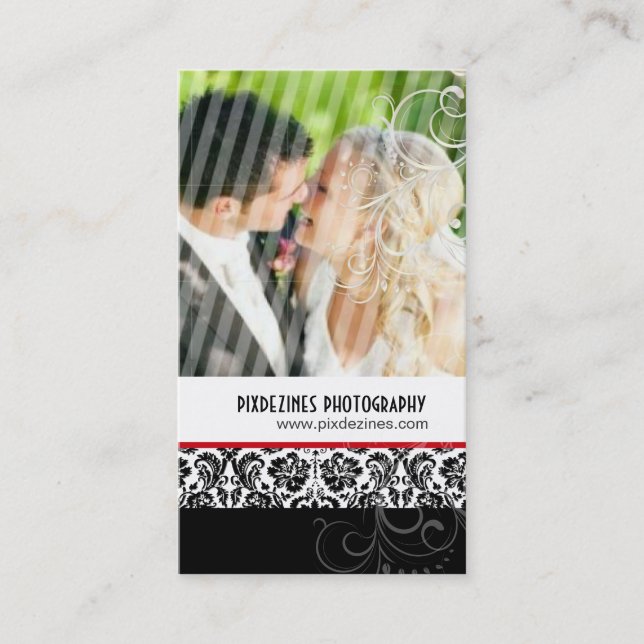 PixDezines Vintage Grunge Damask / Aqua Business Card (Front)