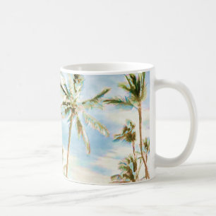 PixDezines Vintage Hawaiian Beach Coffee Mug