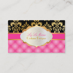 PixDezines vintage lys damask Business Card