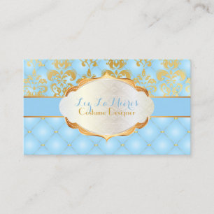 PixDezines vintage lys damask Business Card