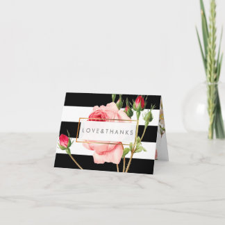 PixDezines Vintage Roses/Redoute/Thank You Thank You Card