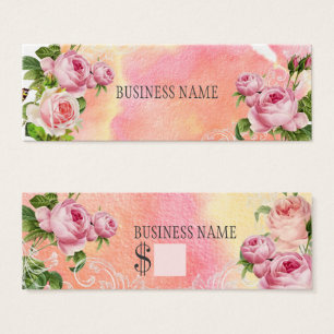 PixDezines vintage roses/watercolor/price tags