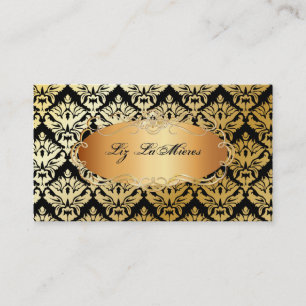 PixDezines vintage sabine damask Business Card