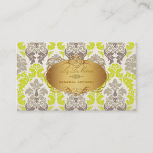 PixDezines vintage versailles damask Business Card