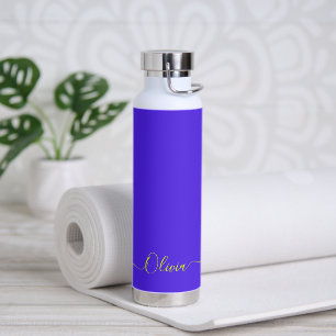 PixDezines Violet Purple DIY Colour  Water Bottle