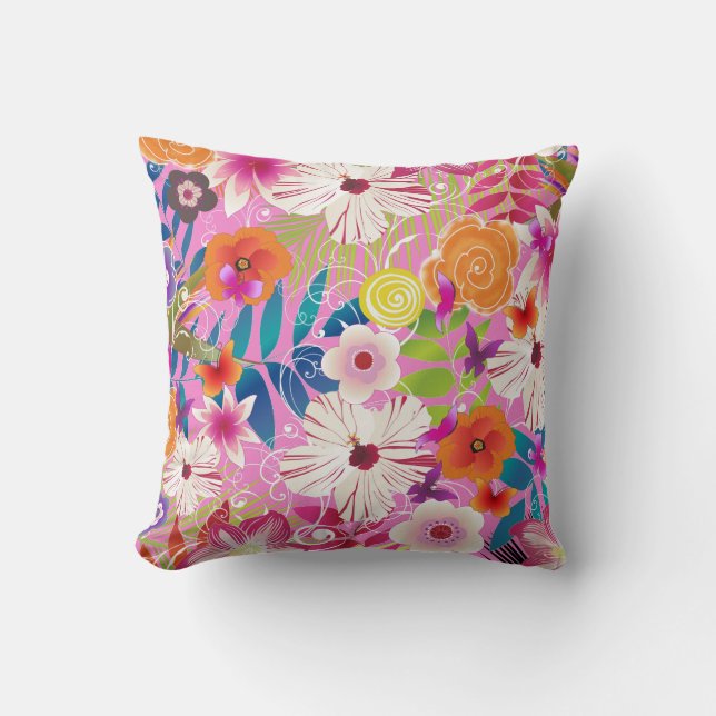 PixDezines wailea/diy background colour Cushion (Front)