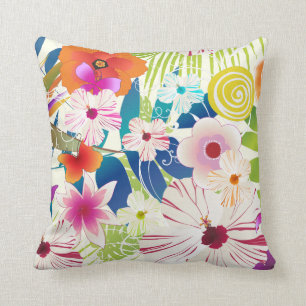 PixDezines wailea/DIY background colour Cushion