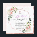 PixDezines Watercolor Blush Peonies Bat Mitzvah In Invitation<br><div class="desc">PixDezines floral watercolor Bat Mitzvah.   Pale blush pink peonies with pink champagne bubbles,  rose gold star of david.   Our dynamic design allows you to edit all elements.  

To view more of our watercolor,  copy paste this URL:
www.zazzle.com/pixdezines watercolor mitzvah?rf=238007904023613149

Copyright © 2019 PixDezines™.   All rights reserved.</div>