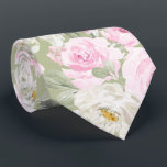 PixDezines Watercolor Blush Pink Roses DIY Bckgrnd Tie<br><div class="desc">PixDezines floral watercolor neck tie,  blush pink roses,  white / cream daisies and sage green foliage -- something blue for your event or everyday use.  Most of our designs come with DIY background colour.

 Copyright © 2011-2023 PixDezines™.</div>